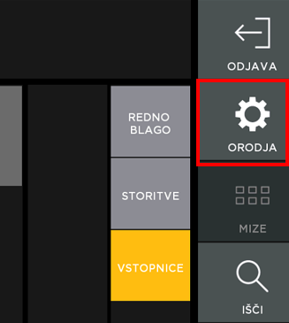 Gumb Orodja